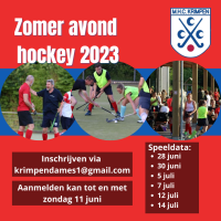 Zomeravondhockey 2023 (16+) Nieuws afbeelding